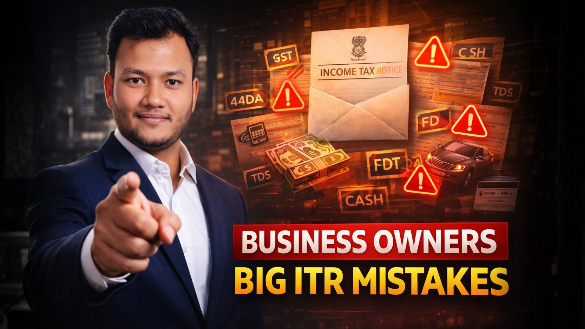 Avoid These 6 Common ITR Mistakes for Businessmen! Prevent Income Tax Notices & Penalties