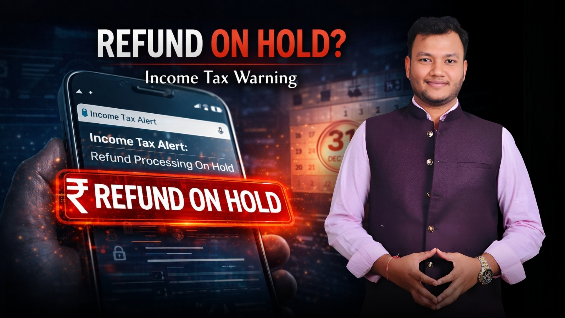 Income Tax Refund on Hold New Warning Notice for AY 25-26 & the 31st December Deadline